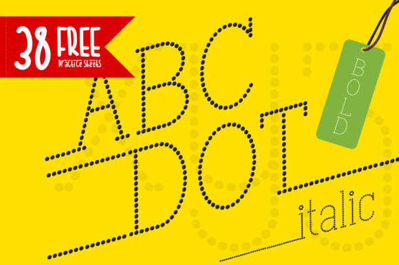 ABC Dot — original designer specimen by pointsandpicas