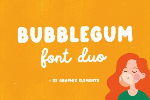 Bubblegum — original designer specimen by Julia_Volkova
