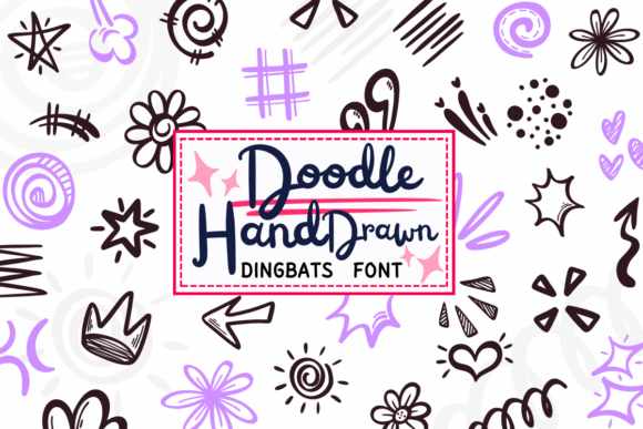 Doodle Hand Drawn — original designer specimen by PraewDesigns
