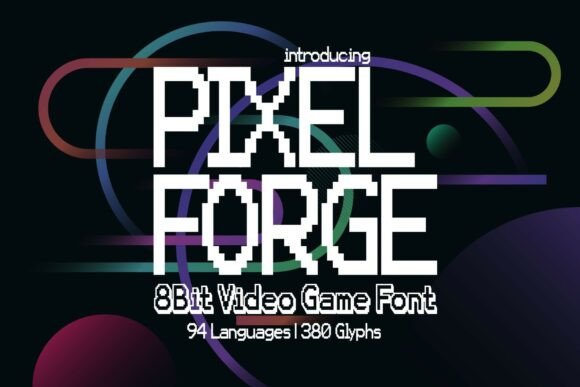 Pixel Forge — original designer specimen by HipFonts
