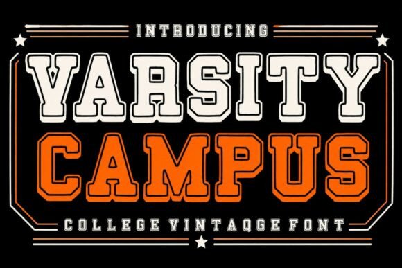 Varsity Campus — original designer specimen by WNIdesign